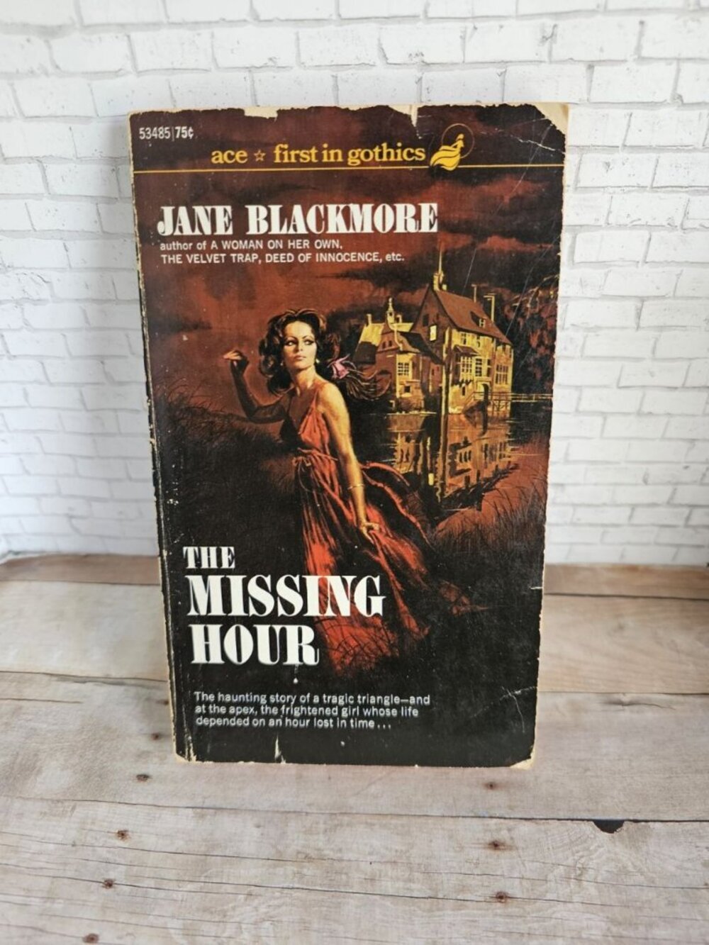 Vintage Ace Gothic 1959 The Missing Hour by Jane Blackmore Romantic Suspense HTF